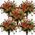 お買い得  人工観葉植物-1 pc 7 フォーク ユーカリ小さなバラ プラスチック ユーカリの葉模擬水草