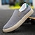 cheap Men&#039;s Sneakers-Men&#039;s Sneakers Dress Loafers Walking Casual Daily Canvas Breathable Loafer Black White Green Spring Fall