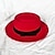 זול כובע מסיבות-כובעים צמר / אקרילי כובע פאדורה רשמי חתונה קוקטייל רויאל אסטקוט רטרו בריטי עם צבע טהור כיסוי ראש כיסוי ראש