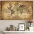 levne tisky mapy světa-mapa světa retro staré umění obrazy na plátno pro obývací pokoj plakáty nástěnné umění domácí dekorace