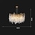 economico Lampadari-lampadari a led lusso moderno, cristallo oro 60 cm per interni domestici cucina camera da letto arte del ferro ramo di un albero lampada lampada creativa luce 85-265 v
