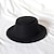 preiswerte Partyhut-Hüte Wolle / Acryl Fedora-Hut Formal Hochzeit Cocktail Royal Astcot Einfach Klassisch Mit Pure Farbe Kopfschmuck Kopfbedeckung