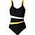 저렴한 원피스-여성용 수영복 한 조각 보통 수영복 컬러 블럭 인쇄 블랙 바디 슈트 수영복 비치 웨어 여름 스포츠