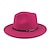 זול כובע מסיבות-כובעים צמר / אקרילי כובע פאדורה רשמי חתונה קוקטייל רויאל אסטקוט פשוט עם צבע טהור כיסוי ראש כיסוי ראש