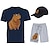 preiswerte Neuheiten, lustige Hoodies und T-Shirts-Tier Wasserschwein T-Shirt-Ärmel Kurze Hosen Baseballmütze Bedruckt Grafik Für Herren Erwachsene Heißprägen Casual