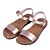cheap Women&#039;s Sandals-Women&#039;s Sandals Flat Sandals Ankle Strap Sandals Outdoor Daily Summer Cut Out Round Toe Casual Leather Loafer Solid Color Black Pink