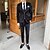 cheap Tuxedos &amp; Suits-Black Blue Green Men&#039;s Prom Disco Sparkly Suits 2 Piece Patterned Tailored Fit Single Breasted One-button 2023
