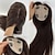 ieftine Piese de păr uman și tupeuri-toppers de păr pentru femei 100% remy păr uman postura 12*13cm bază de mătase păr drept pentru rărirea părului acoperire împotriva căderii părului păr gri