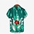 billiga hawaiianska lapelskjortor för män-Herr Skjorta Grafiska tryck Bowlingklot Nedvikt Vit + Grön Svart Gul Rubinrött Blå Utomhus Gata Kort ärm Mönster Button-Down Kläder Designer Ledigt Mjukt Andningsfunktion