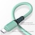 cheap Cell Phone Cables-New liquid silicone 5A USB charging data cable fast charging data cable for iPhone / Android / Type-C length (3.3 ft  1m /4.9 ft  1.5m / 6.6 ft  2m)