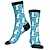 cheap Socks-Men&#039;s Women&#039;s Socks Compression Socks Cycling Socks Funny Socks Novelty Socks Bike / Cycling Breathable Anatomic Design Wearable 1 Pair Graphic Cotton Violet Black Pink S M L