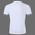 tanie klasyczna koszulka polo-Męskie Koszulka polo Koszula golfowa Codzienny Święto Kołnierz stawiany Krótki rękaw Moda Podstawowy Równina Guzik Lato Regularny Czarny Biały Burgundowy Koszulka polo