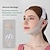 baratos Utensílios dermatológicos-bandagem em forma de V de silicone para levantar o rosto, máscara de emagrecimento, cinto anti-rugas, reduzir o queixo duplo, fita para o rosto em V, queixo, bochecha
