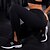 cheap Yoga Leggings &amp; Tights-Women&#039;s Yoga Leggings Split Tummy Control Butt Lift Quick Dry Yoga Fitness Gym Workout Bottoms Black White Army Green Sports Activewear Stretchy Skinny