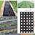 cheap Plant Care Accessories-Plastic Film With Planting Holes, Garden Weed Control Barrier Film Mulching Breathable Gardening Farming Landscape Sheeting For Moisture Temperature Maintaining