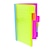 preiswerte Notizbücher &amp; Planer-Haftnotizen mit Trennwand, selbstklebender, linierter Notizblock, 60 linierte Notizen, verschiedene Neonfarben, Geschenk zum Schulanfang