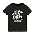 cheap Dresses and Jumpsuits-Sibling Suit T shirt Jumpsuit Cotton Letter Home gray-big sister finally white-big brother again black-new little brother Short Sleeve Daily Matching Outfits