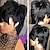 tanie Peruki bez czepka z ludzkich włosów-Pełna wykonana maszynowo peruka z grzywką barwena 10 cali brazylijskie peruki z ludzkich włosów dla kobiet krótkie peruki z fryzurą pixie