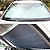 ieftine Umbrare Auto-1 piesă Parbriz de soare auto Retractabil Ușor de instalat Pentru Παγκόσμιο Windshield Soare Protecție Solară Strălucire Clorura de polivinil 46/65/70/80 cm