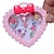 voordelige photobooth rekwisieten-legering ring cartoon schattige ring kindersieraden sieraden gemengd 12/36 stuks 1 doos speelgoed sieraden