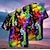 billiga lägerskjortor för män-Herr Skjorta Hawaii skjorta Bokstav Grafiska tryck Poker Nedvikt Vit Svart / Grön Gul Ljusgrön Svart / Röd Ledigt Hawaiisk Kortärmad Mönster Button-Down Kläder Tropisk Mode Hawaiisk Mjukt