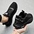 cheap Men&#039;s Shoes-Men&#039;s Sneakers Sporty Look Casual Athletic Walking Shoes Tissage Volant Breathable Black White Blue Fall