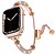 cheap Apple Watch Bands-Jewelry Bracelet Compatible with Apple Watch band 38mm 40mm 41mm 42mm 44mm 45mm 49mm Women Bling Diamond Stainless Steel Rhinestone Strap Replacement Wristband for iwatch Series Ultra 8 7 6 5 4 3 2 1