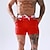 abordables maillot de bain boxer homme-Homme Maillots de Bain Short de bain Slip de bain Cordon Taille elastique Bloc de couleur Respirable Doux Extérieur Casual du quotidien Hawaïen mode Noir Rouge Micro-élastique