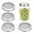 cheap Garden &amp; Urban Farming-Seed Sprouting Jar Kit,Mouth Sprouting Jars with 1 Screen Lids Stands and Trays, Seed Germination Kit for Growing Broccoli, Alfalfa, and Bean Sprouts