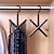 baratos Ganchos e Acessórios-Rack de armazenamento de gravata ajustável 360 graus giratório doméstico prateleira de gravata cinto cachecol de seda artefato organizador de armário cabides