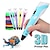 abordables Juguetes educativos-Lápiz 3d diy pluma de impresión 3d para hacer graffiti alambre pla arte gráfico juguete para niños festival regalo de cumpleaños