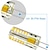 Χαμηλού Κόστους LED Bi-pin Λάμπες-10 τεμ 3 φώτα led led με διπλή ακίδα 300 lm g4 t 48 led χάντρες smd 3014 dimmable ζεστό λευκό 12-24 v