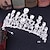 cheap Hair Styling Accessories-Silver Color Tiara and Crown for Women Crystal Queen Crowns Rhinestone Princess Tiaras for Girl Bride Wedding Hair Accessories for Bridal Birthday Party Prom Halloween Cos-play Costume Christmas