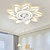 levne Světla pro stropní ventilátor-led stropní ventilátory stmívatelné s dálkovým ovládáním květinový design zapuštěná stropní lampa akrylové stínidlo lustr ložnice obývací pokoj