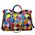 cheap Handbag &amp; Totes-Women&#039;s Handbag Tote Cowhide Office Event / Party Daily Rivet Plaid Large Capacity Durable Color Block Vintage Rainbow