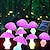 cheap Pathway Lights &amp; Lanterns-Solar Pathway Lights Outdoor Waterproof Garden Decor Lights 6LED Solar Mushroom Lights Holiday Wedding Party Christmas Courtyard Outdoor Landscape Decoration