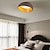 billige Taklamper-led taklys dimbar innfelt taklampe 35cm harpiks led taklampe moderne rund taklampe taklampe for stue korridor