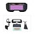 abordables Herramientas de reparación de coches-Gafas de soldadura de oscurecimiento automático solar, gafas de soldador, máscara protectora de seguridad para soldador, casco con sombra ajustable, gafas para ojos, máscara, gafas anti-flog