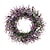 お買い得  造花-藤のつるサークル牧歌的な花輪素朴な農家の装飾花の花輪玄関ドア窓結婚式春紫