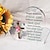 cheap Statues-Good Friends Family Proverbs God Faith Christian Beautiful sunflower Heart-shaped Acrylic gift Christmas Birthday Home Decoration Collectibles