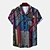 cheap Men&#039;s Shirts-Men&#039;s Shirt Graphic Turndown Blue Casual Daily Short Sleeve Clothing Apparel Tropical
