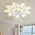 billiga Takfläktlampor-led takfläktar dimbara med fjärrkontroll kontra blomma design infälld taklampa akryl lampskärm ljuskrona sovrum vardagsrum