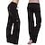 cheap Women&#039;s Active Pants-Women&#039;s Yoga Pants Drawstring Multiple Pockets Tummy Control Butt Lift High Waist Yoga Fitness Gym Workout Bottoms Black White Blue Fall Sports Activewear Stretchy Loose Fit