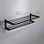 cheap Towel Bars-Towel Rack for Bathroom Double-layer Space Aluminum Towel Bar Wall-mounted Perforated Installation Towel Hardware Hanging Towel Rack