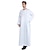 baratos Islâmico Arábico-Homens manto Thobe / Jubba Religioso árabe saudita árabe muçulmano Ramadã Adulto Collant / Pijama Macacão