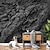 cheap Brick&amp;Stone Wallpaper-Cool Wallpapers 3D Black Wallpaper Wall Mural Brick Wall Covering Sticker Peel and Stick Removable PVC/Vinyl Material Self Adhesive/Adhesive Required Wall Decor for Living Room Kitchen Bathroom