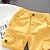 abordables Pantalones-Niños Chico Bermudas Color sólido Secado rápido Pantalones cortos Escuela Adorable Diario Amarillo Azul Piscina Gris Cintura media