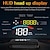 cheap Head Up Display-Car HUD Display, GPS Head Up Display Windshield Projector with Speed, Digital Clock, Overspeed Warning, Mileage Measurement, Water Temperature, Direction, Single Range Display for All Vehicles