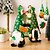 cheap Home Decoration-Green Doll Ornaments Festival Day Elderly Irish Hat Faceless Home Decor
