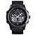 cheap Digital Watches-SKMEI Unisex Digital Watch Sports Tactical Casual Wristwatch Stopwatch Alarm Clock Dual Display Dive Rubber Strap Watch